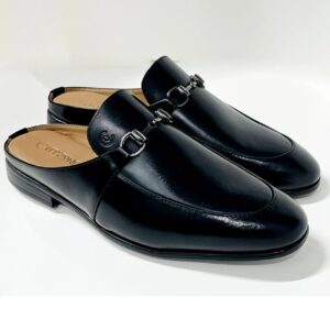 CITYZONE HALF LOAFER WITH ORNAMENT BLACK